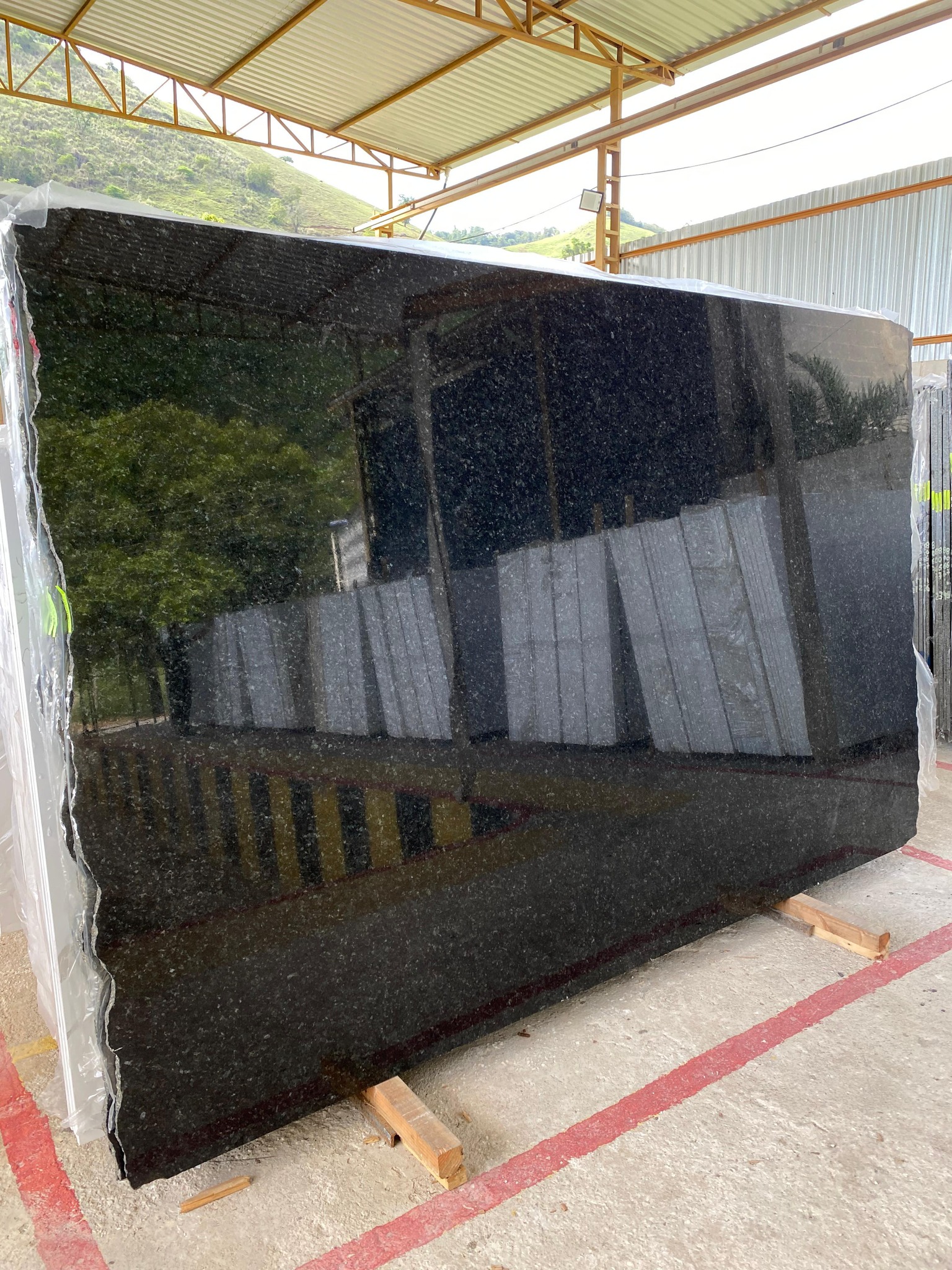 Placa completa Verde Ubatuba sin cortar